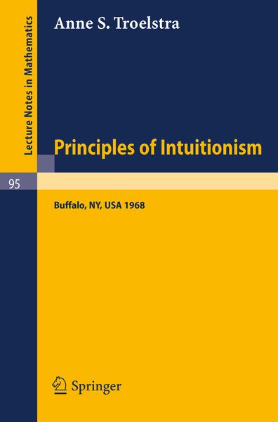 Produktbild: Principles of Intuitionism