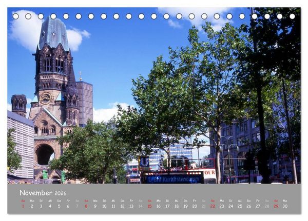 Produktbild: Weltstadt Berlin (Tischkalender 2026 DIN A5 quer), CALVENDO Monatskalender