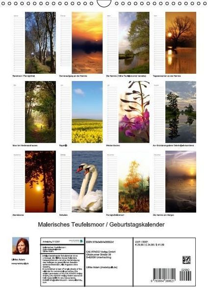 Produktbild: Malerisches Teufelsmoor (Wandkalender immerw&auml;hrend DIN A3 hoch)
