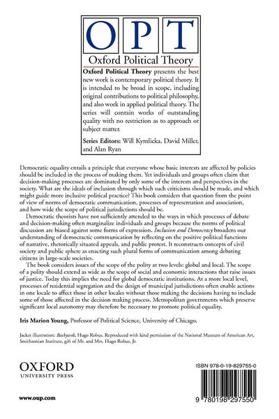 Produktbild: Inclusion and Democracy (Paperback)