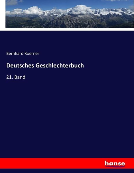 Produktbild: Deutsches Geschlechterbuch
