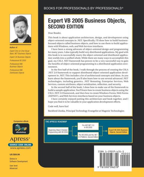 Produktbild: Expert VB 2005 Business Objects