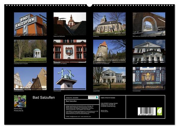 Produktbild: Bad Salzuflen (hochwertiger Premium Wandkalender 2026 DIN A2 quer), Kunstdruck in Hochglanz