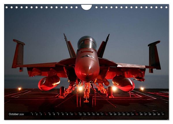 Produktbild: U.S. Aircraft - Fighting Jets (Wall Calendar 2026 DIN A4 landscape), CALVENDO 12 Month Wall Calendar