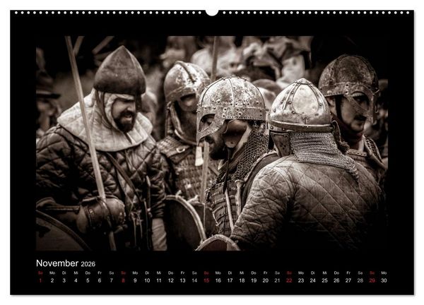Produktbild: Wikinger und Krieger (Wandkalender 2026 DIN A2 quer), CALVENDO Monatskalender