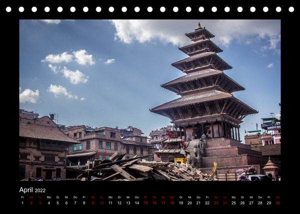 Produktbild: Mystisches Nepal - Am Fu&szlig;e des Himalaya (Tischkalender 2022 DIN A5 quer)
