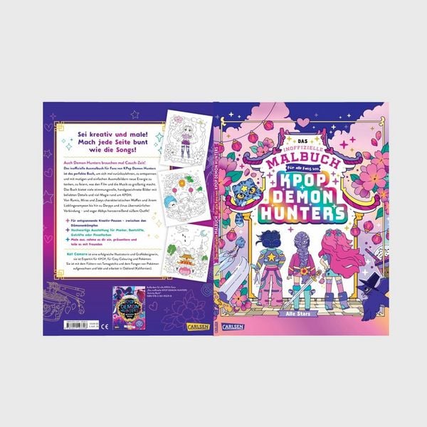 Produktbild: K-POP Das inoffizielle Malbuch f&uuml;r Fans von K-POP DEMON HUNTERS