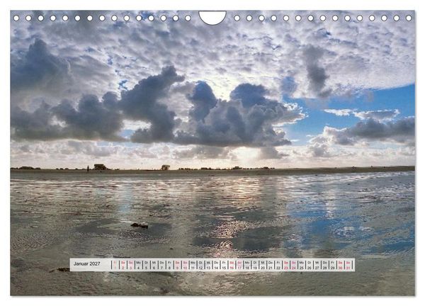 Produktbild: K&uuml;stenzauber Nordfriesland (Wandkalender 2027 DIN A4 quer), CALVENDO Monatskalender