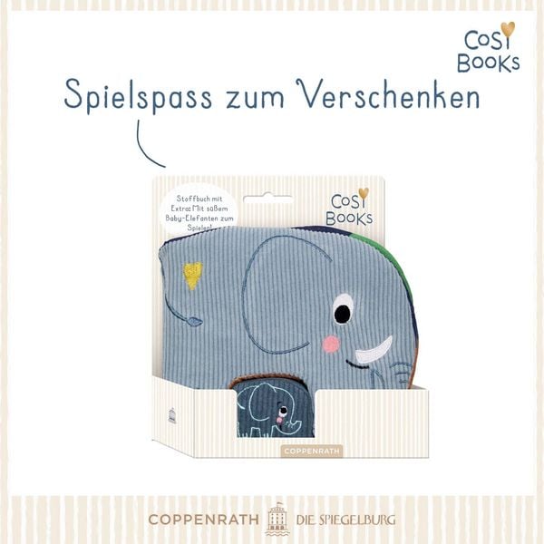 Produktbild: CosyBooks: Babys Spielbuch Kleiner Elefant