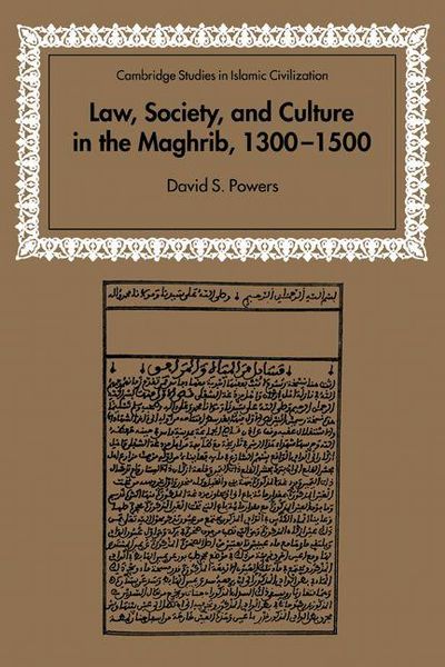 Produktbild: Law, Society and Culture in the Maghrib, 1300 1500