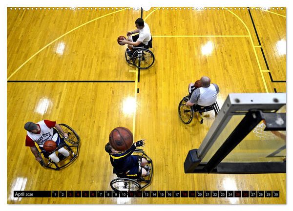 Produktbild: Basketball Action (Wandkalender 2026 DIN A2 quer), CALVENDO Monatskalender
