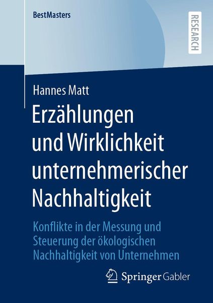 Produktbild: Erzählungen und Wirklichkeit unternehmerischer Nachhaltigkeit
