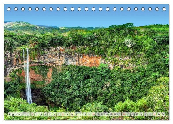 Produktbild: Mauritius - Perle im Indischen Ozean (Tischkalender 2027 DIN A5 quer), CALVENDO Monatskalender