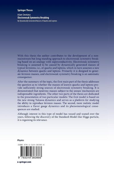 Produktbild: Electroweak Symmetry Breaking