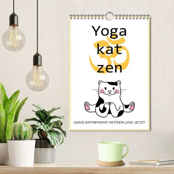 Produktbild: Yogakatzen - ganz entspannt im Hier und Jetzt (Wandkalender 2026 DIN A4 hoch), CALVENDO Monatskalender