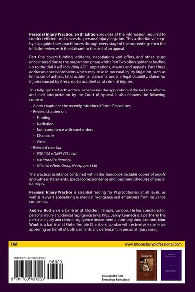 Produktbild: Personal Injury Practice