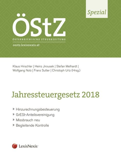 Produktbild: &Ouml;StZ Spezial: Jahressteuergesetz 2018
