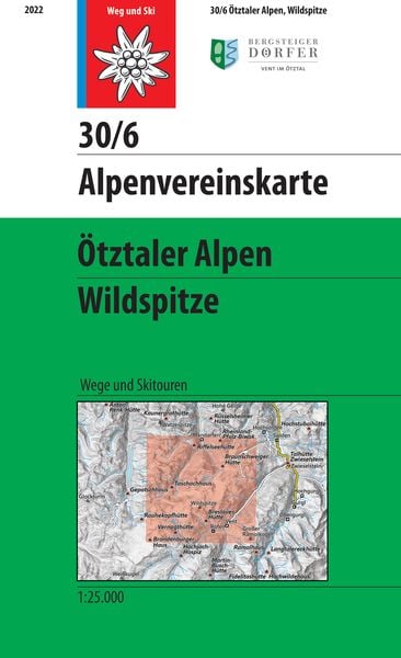 Ötztaler Alpen, Wildspitze, Sonstige von , Deutscher Alpenverein, 9783948256180