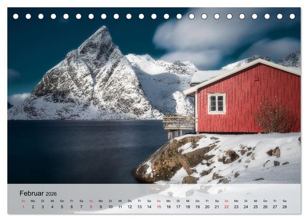 Produktbild: Skandinavischer Traum (Tischkalender 2026 DIN A5 quer), CALVENDO Monatskalender