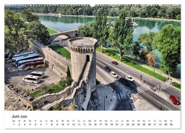 Produktbild: Avignon - Weltkulturerbe der UNESCO (Wandkalender 2026 DIN A2 quer), CALVENDO Monatskalender