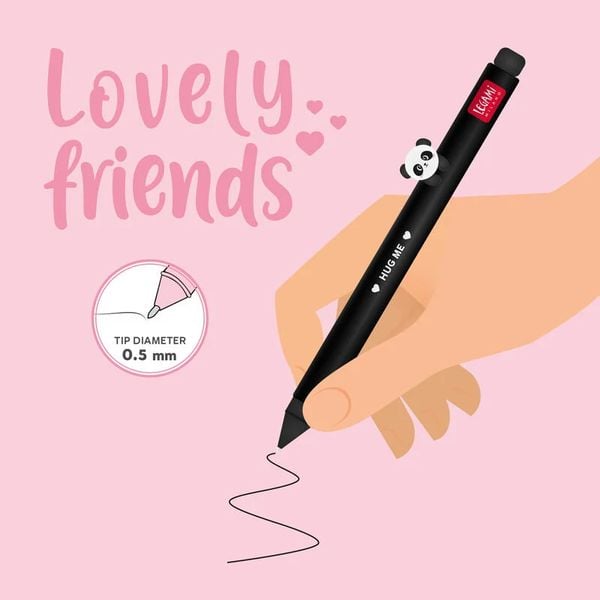 Produktbild: Legami Gelstift mit Tierdeko - Lovely Friends - Panda