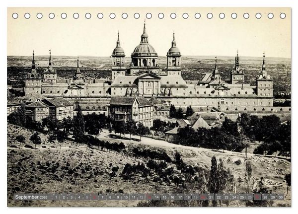 Produktbild: Erinnerungen an das alte Madrid (Tischkalender 2026 DIN A5 quer), CALVENDO Monatskalender