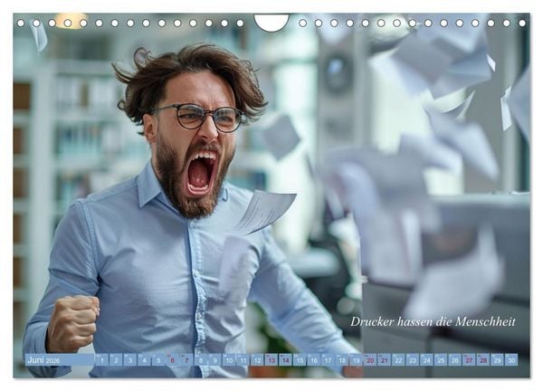 Produktbild: Ich liebe jeden Tag im B&uuml;ro (Wandkalender 2026 DIN A4 quer), CALVENDO Monatskalender
