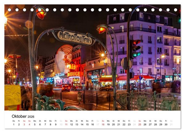 Produktbild: Paris, s'il vous pla&icirc;t! (Tischkalender 2026 DIN A5 quer), CALVENDO Monatskalender