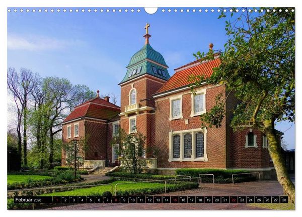 Produktbild: Neuharlingersiel - Ostfrieslands sch&ouml;nstes Hafenst&auml;dtchen (Wandkalender 2026 DIN A3 quer), CALVENDO Monatskalender