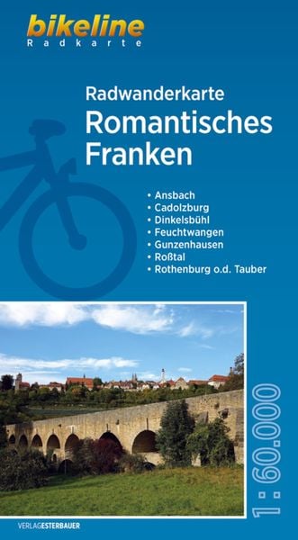 Radwanderkarte Romantisches Franken 1:60 000, Sonstige von , Esterbauer, 9783850006187