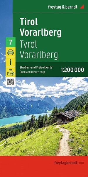 Produktbild: Freytag & berndt Stra&szlig;enkarte Tirol - Vorarlberg 1:200.000