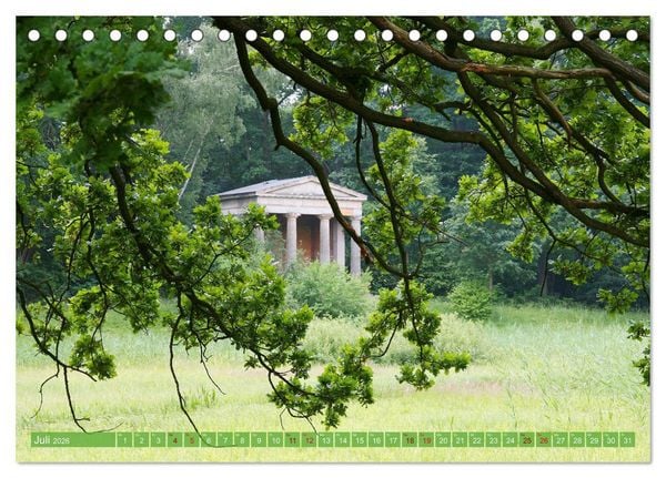 Produktbild: Die Pfaueninsel in Berlin (Tischkalender 2026 DIN A5 quer), CALVENDO Monatskalender