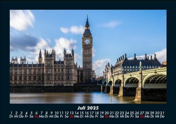 Produktbild: London 2025 Fotokalender DIN A5