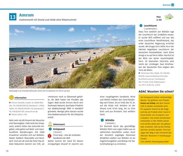 ADAC Reiseführer Sylt mit Amrum, Föhr, Helgoland