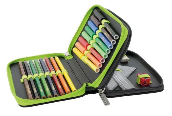 Produktbild: Herlitz Doppeletui 23 teilig Wild Life