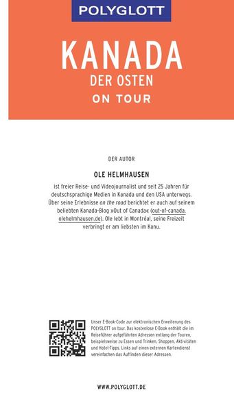 Produktbild: POLYGLOTT on tour Reisef&uuml;hrer Kanada &ndash; Der Osten