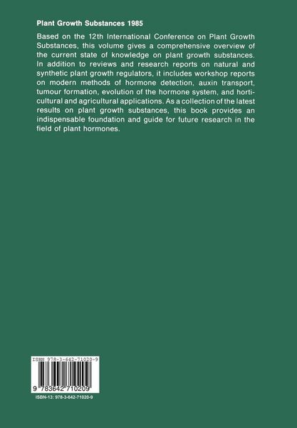 Produktbild: Plant Growth Substances 1985