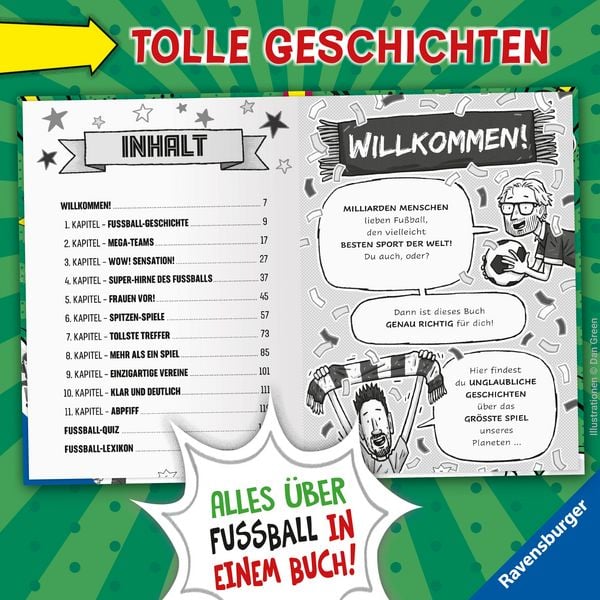 Produktbild: Fu&szlig;ball-Stars - Alles &uuml;ber Fu&szlig;ball. Tr&auml;ume, Tore, Titel