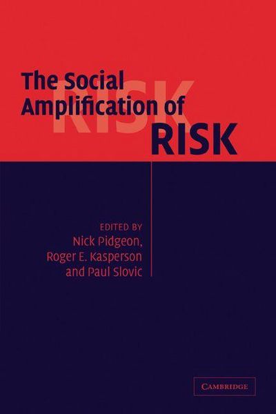 Produktbild: The Social Amplification of Risk