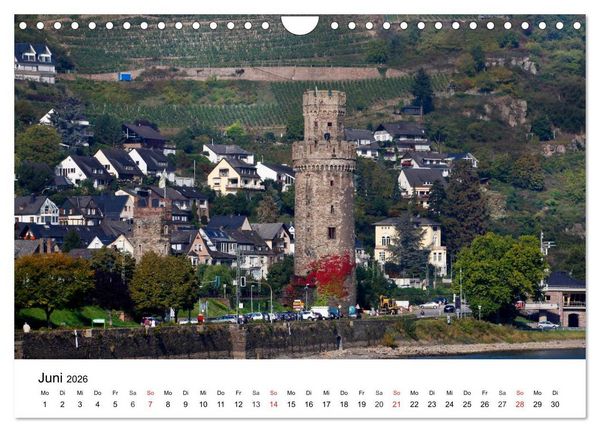 Produktbild: Rhein und Burgen (Wandkalender 2026 DIN A4 quer), CALVENDO Monatskalender