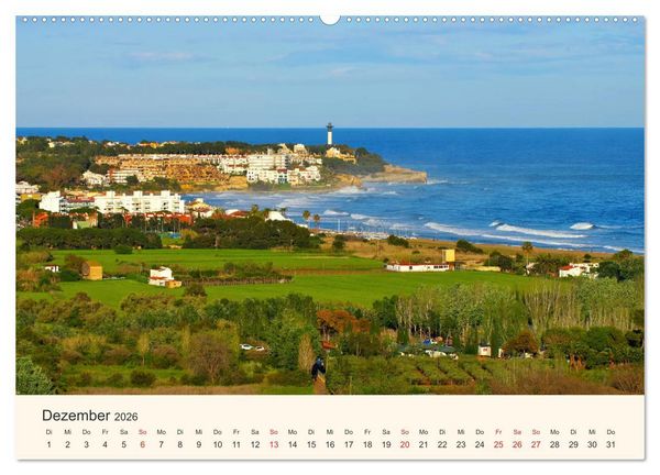 Produktbild: Costa Dorada - Die Goldene K&uuml;ste Spaniens (hochwertiger Premium Wandkalender 2026 DIN A2 quer), Kunstdruck in Hochglanz