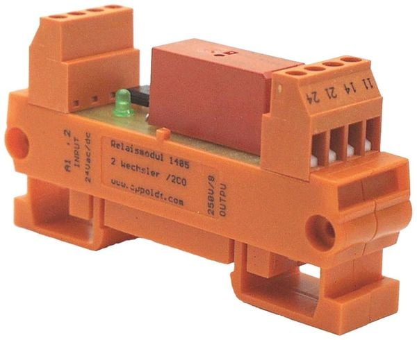 Appoldt RM-2W 230V Koppelrelais Nennspannung: 230 V/AC Schaltstrom (max.): 16 A 2 Wechsler  1 St.