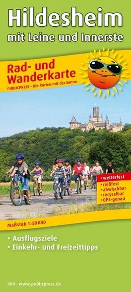 Produktbild: Rad- und Wanderkarte Hildesheim mit Leine