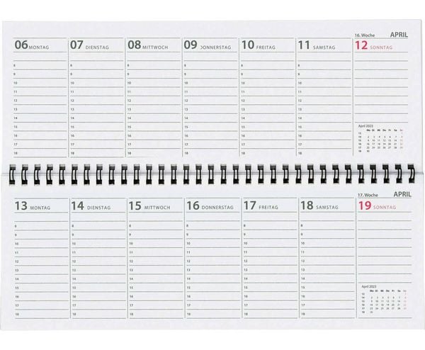 Produktbild: Stykex Schreibtischquerkalender 2026, 32 Blatt