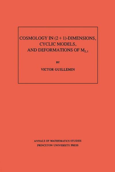 Produktbild: Cosmology in (2 + 1) -Dimensions, Cyclic Models, and Deformations of M2,1