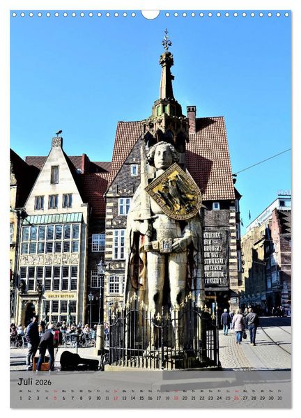 Produktbild: Freie Hansestadt BREMEN (Wandkalender 2026 DIN A3 hoch), CALVENDO Monatskalender