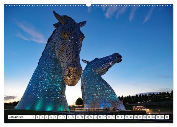 Produktbild: Schottland - Der Norden Gro&szlig;britanniens (Wandkalender 2026 DIN A2 quer), CALVENDO Monatskalender