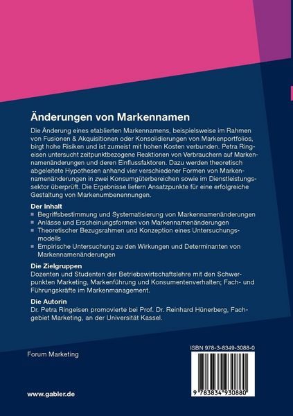 Produktbild: &Auml;nderungen von Markennamen