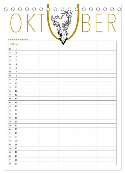 Produktbild: Fantastica Familienkalender miomanda (Tischkalender 2026 DIN A5 hoch), CALVENDO Monatskalender
