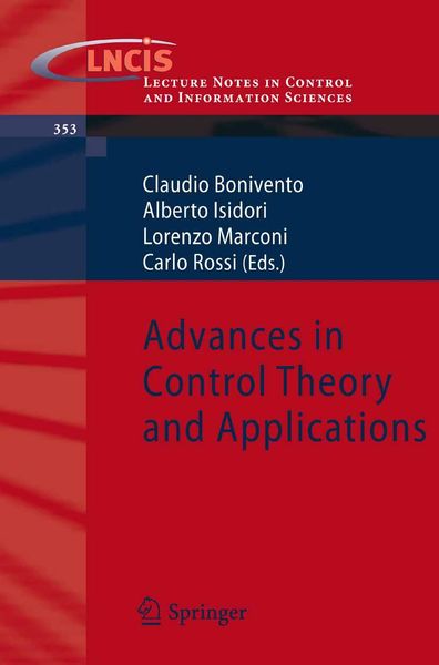Produktbild: Advances in Control Theory and Applications